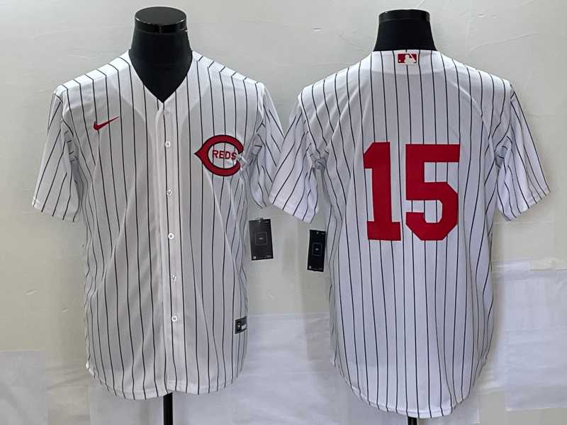 Men%27s Cincinnati Reds #15 Nick Senzel White Field of Dreams Stitched Baseball Jersey->cincinnati reds->MLB Jersey